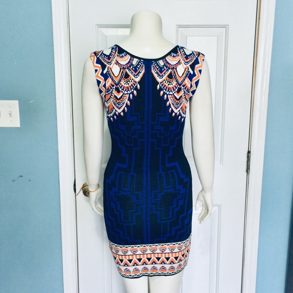 JEALOUS TOMATO | Bodycon Sweater Dress V-Neck S - Picture 6 of 8